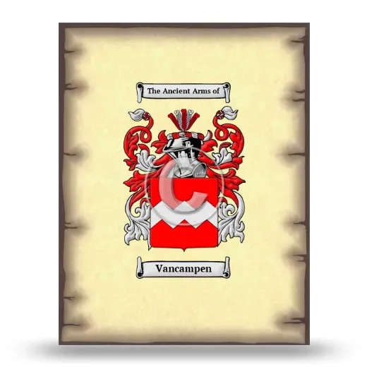 Vancampen Coat of Arms Print