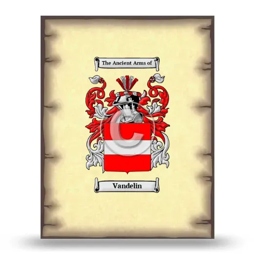 Vandelin Coat of Arms Print