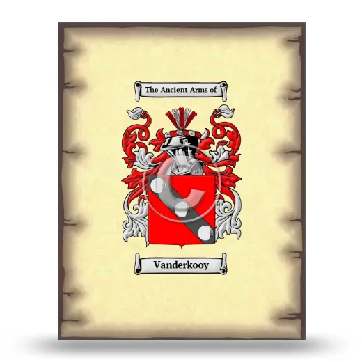 Vanderkooy Coat of Arms Print