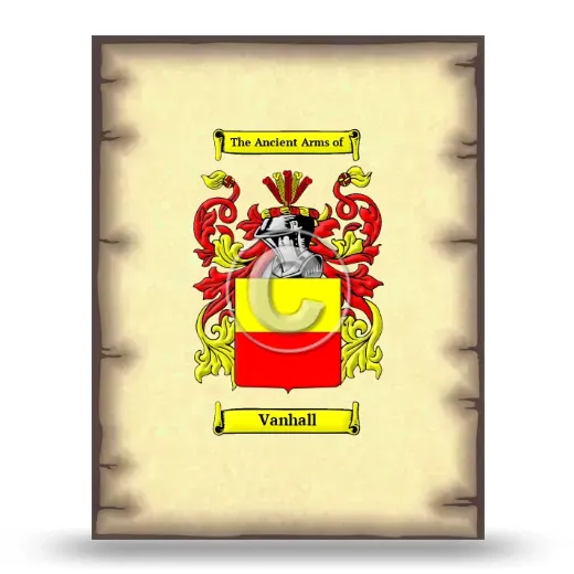 Vanhall Coat of Arms Print