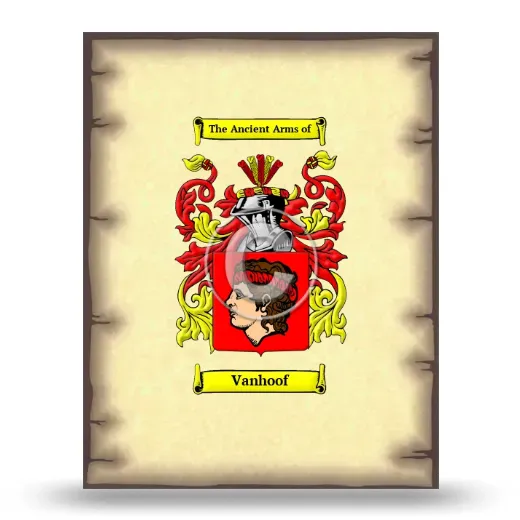 Vanhoof Coat of Arms Print