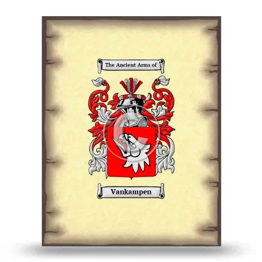 Vankampen Coat of Arms Print