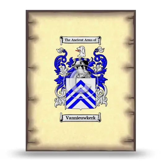 Vannieuwkerk Coat of Arms Print