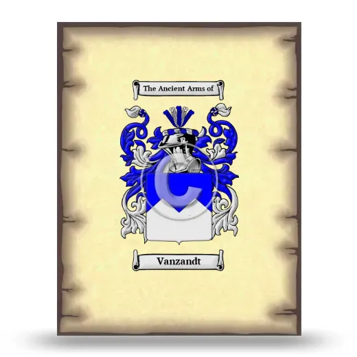 Vanzandt Coat of Arms Print