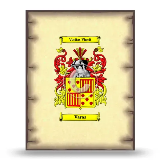 Varas Coat of Arms Print