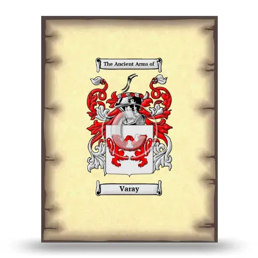 Varay Coat of Arms Print