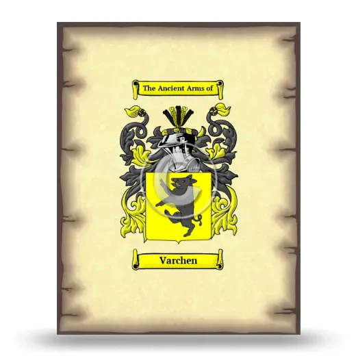 Varchen Coat of Arms Print