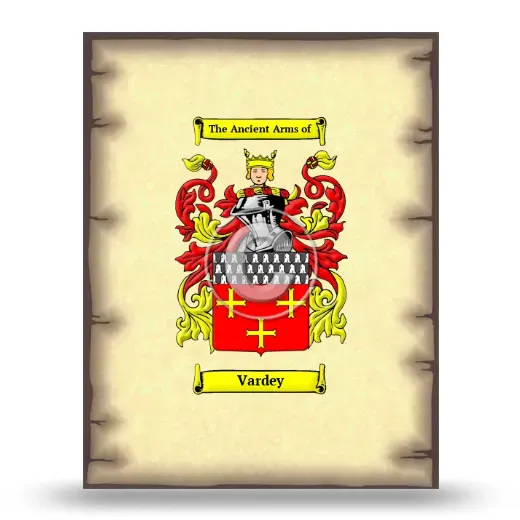 Vardey Coat of Arms Print