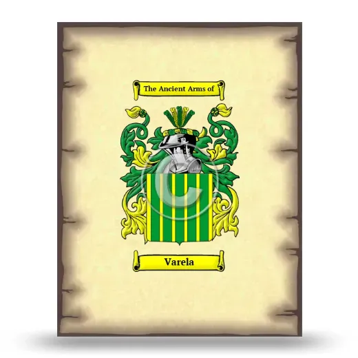 Varela Coat of Arms Print