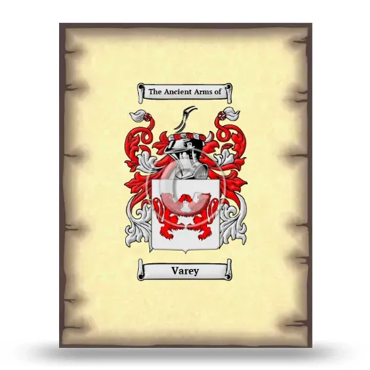 Varey Coat of Arms Print