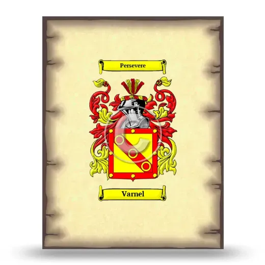 Varnel Coat of Arms Print