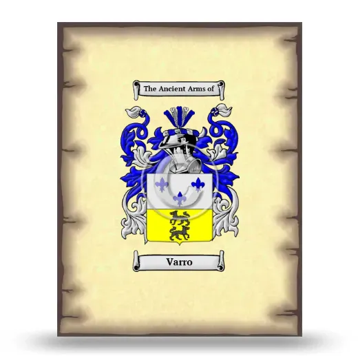 Varro Coat of Arms Print