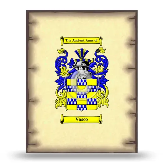 Vasco Coat of Arms Print
