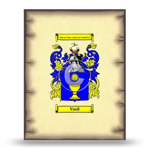 Vasil Coat of Arms Print