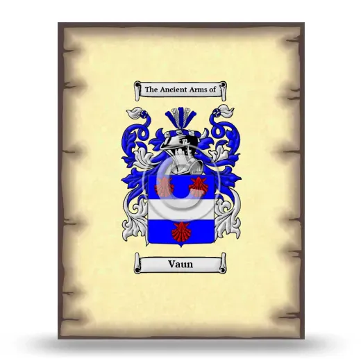 Vaun Coat of Arms Print