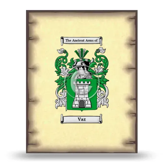 Vaz Coat of Arms Print