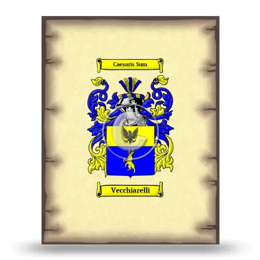 Vecchiarelli Coat of Arms Print