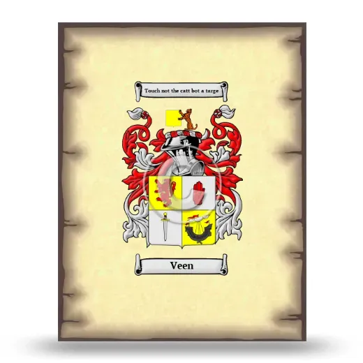 Veen Coat of Arms Print