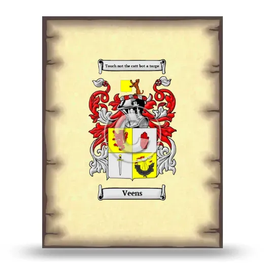 Veens Coat of Arms Print