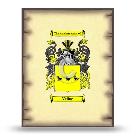 Veline Coat of Arms Print