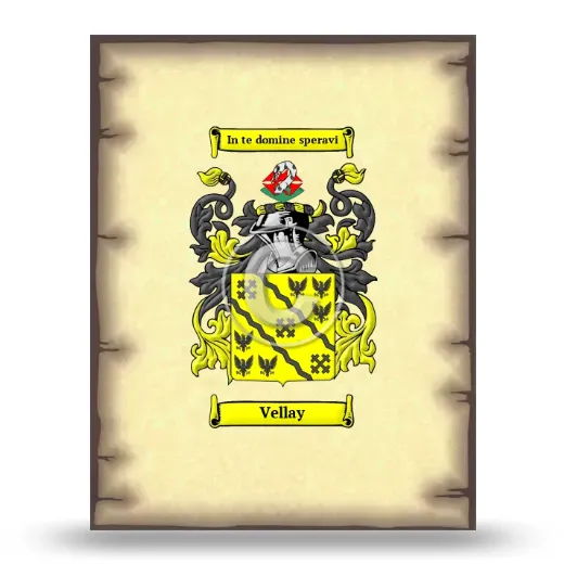 Vellay Coat of Arms Print