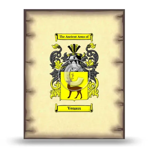 Venass Coat of Arms Print