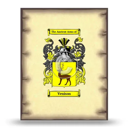 Venison Coat of Arms Print