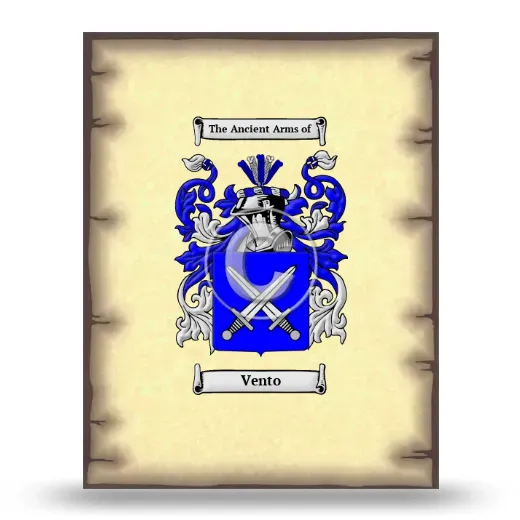 Vento Coat of Arms Print