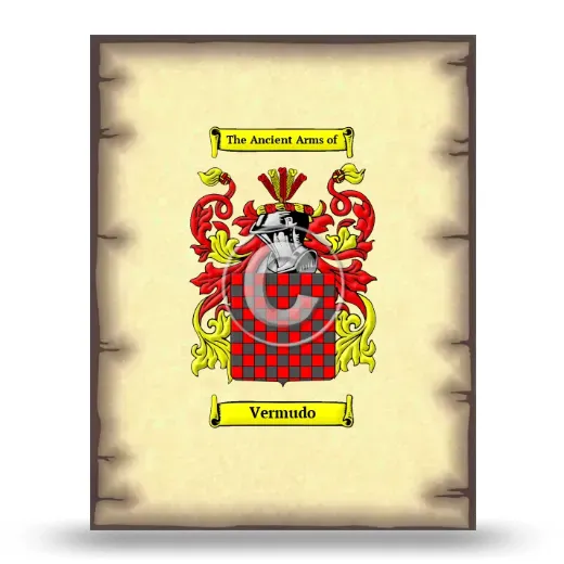 Vermudo Coat of Arms Print
