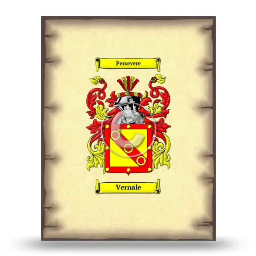 Vernale Coat of Arms Print