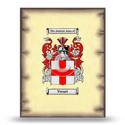 Vernet Coat of Arms Print