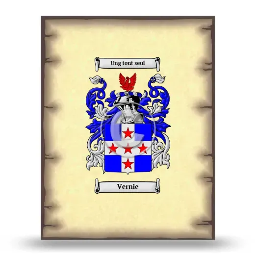 Vernie Coat of Arms Print
