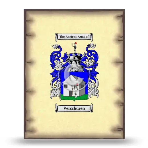 Verschuren Coat of Arms Print