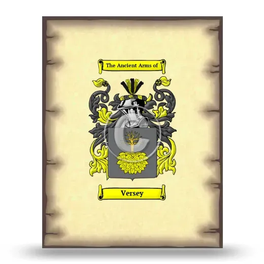 Versey Coat of Arms Print