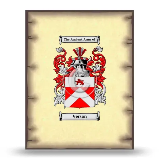 Verson Coat of Arms Print