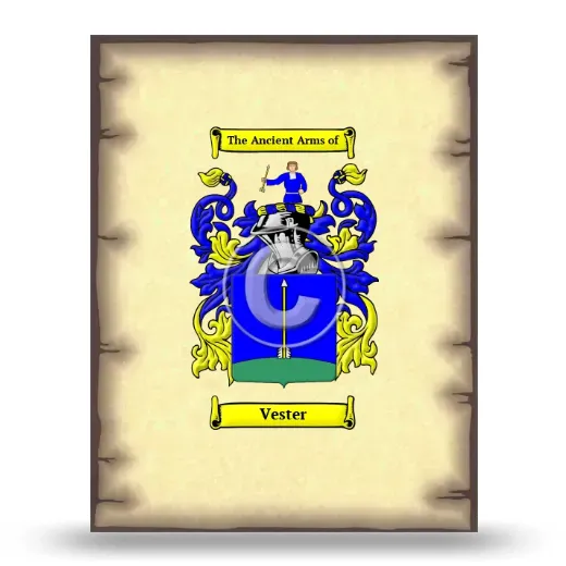 Vester Coat of Arms Print