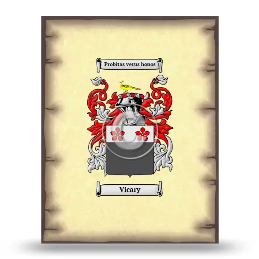 Vicary Coat of Arms Print