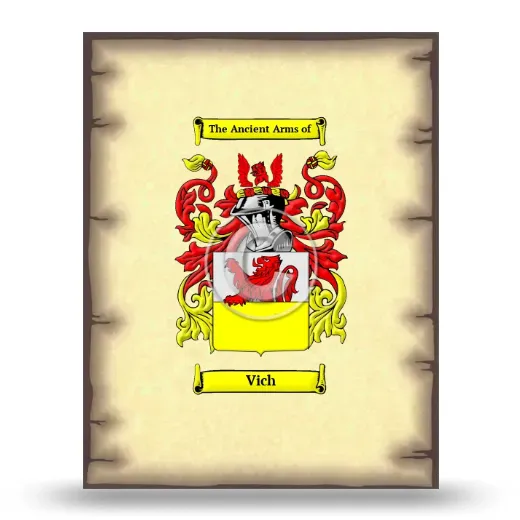 Vich Coat of Arms Print