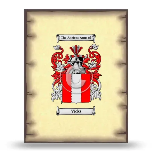 Vicks Coat of Arms Print