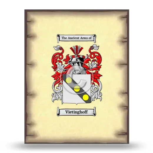 Vietinghoff Coat of Arms Print