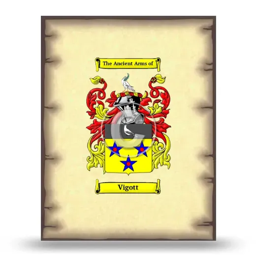 Vigott Coat of Arms Print