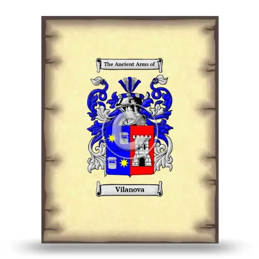 Vilanova Coat of Arms Print