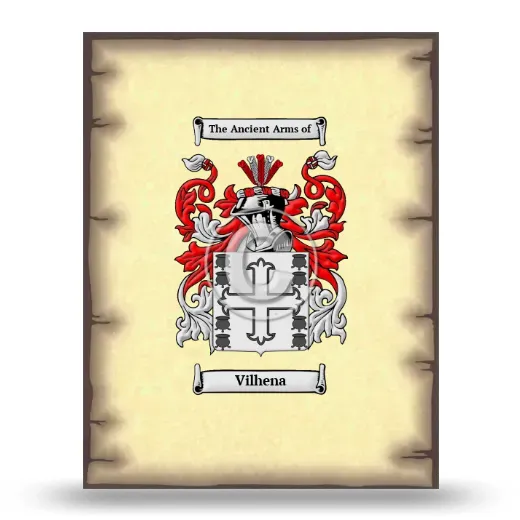 Vilhena Coat of Arms Print