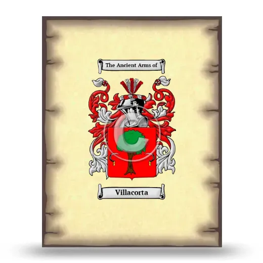 Villacorta Coat of Arms Print