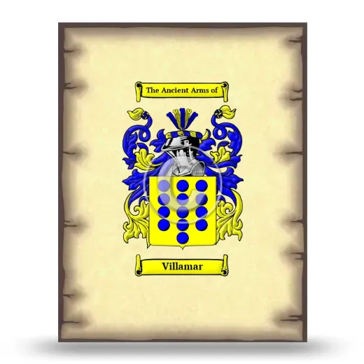 Villamar Coat of Arms Print