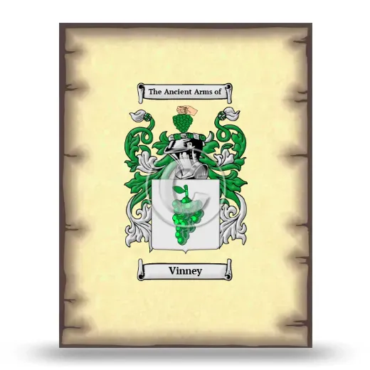 Vinney Coat of Arms Print