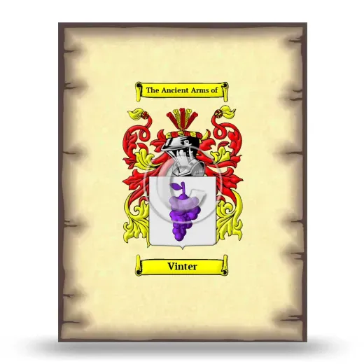 Vinter Coat of Arms Print