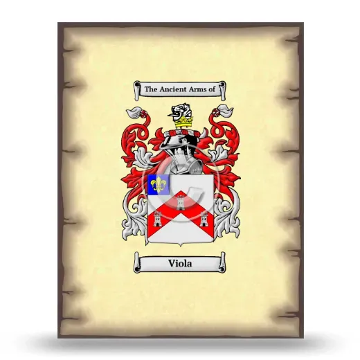 Viola Coat of Arms Print