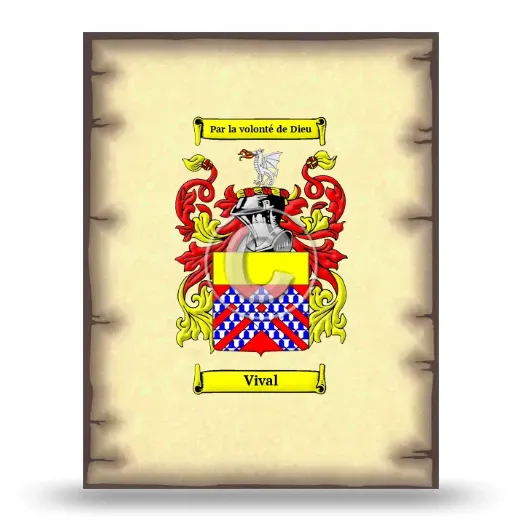 Vival Coat of Arms Print