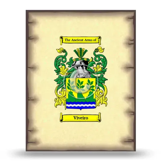 Viveiro Coat of Arms Print